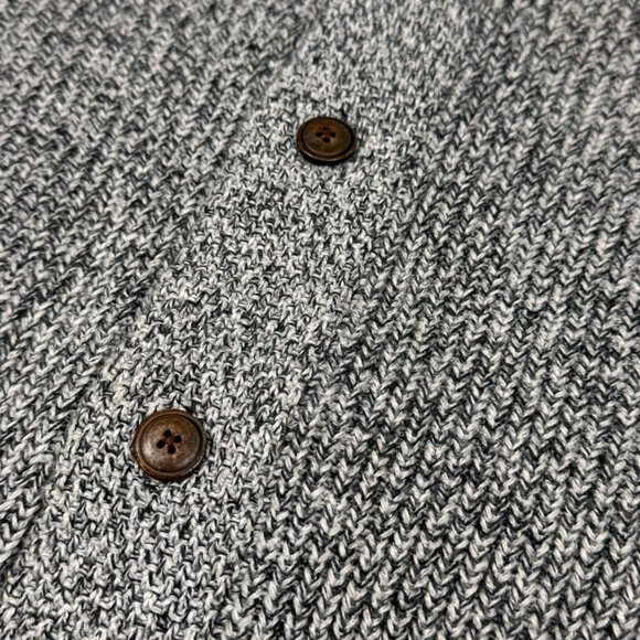 Faherty Mans Sz L Shawl Cardigan GrayCashmere Blend Heritage Preppy Old Money - Picture 11 of 15